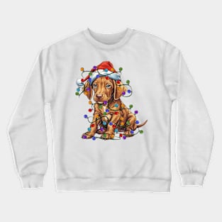 Christmas Puppy Crewneck Sweatshirt